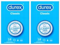 Prezerwatywy DUREX CLASSIC klasyczne dopasowane nawilżane 36 szt.