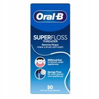 Nic dentystyczna Oral-B Super Floss 50 odcinków do zębów aparatów mostów