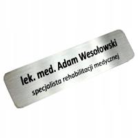 IDENTYFIKATOR OSOBY PLAKIETKA GRAWER 6X1,5 MAGNES