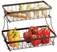Корзина для фруктов металл черный