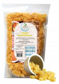 Ananas Kandyzowany Kostka Aromat 250g Pyszny