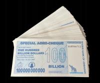 Zimbabwe 100000000000 Dolar Agro P-64 AU