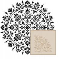 Мандала штукатурка живопись шаблон 12 100 см архитектурный бетон штукатурка