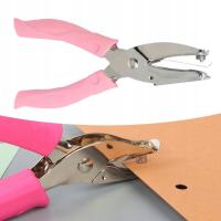 Pojedynczy dziurkacz do papieru Heavy Duty ręczny z uchwytem metalowy 6 mm okrągły