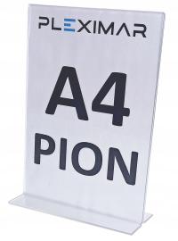 Stojak informacyjny typu omega z plexi A4 PION