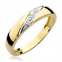 Золотое кольцо 333 обручальное кольцо стразы 8K r12 злотый