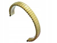 18 мм золото растягивается браслет для часов сталь