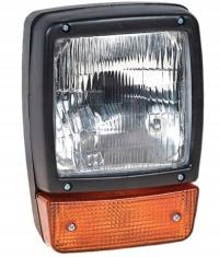 Фара с прямоугольным сигналом поворота JCB