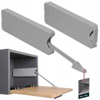 MECHANIZM FRONTU OPUSZCZANEGO POPIELATY BARKOWY OGRANICZNIK HAMULEC 2,4 kg