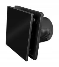 Wentylator łazienkowy timer szkło NORTADA HOKURO HOK 100 T czarny