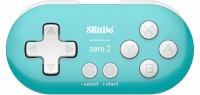 8Bitdo Zero 2 Turquoise miniaturowy pad bluetooth