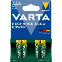 4x AKUMULATORKI (NiMH) BATERIE VARTA R3AAA 1000mAh