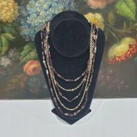 Długi naszyjnik warstwowy regulowany