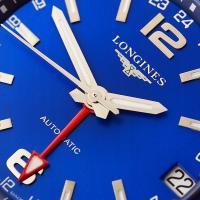 LONGINES GMT CONQUEST AUTOMATC KOBALTOWY OLBRZYM 41mm zegarek QUICKSET DATE