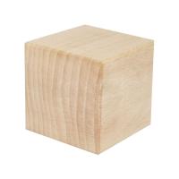 Деревянный кубик для украшения - 5,6 х 5,6 см