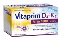 Vitaprim D3 Forte 4000 + K2 60 kapsułek