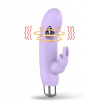 Królik Kula Głowa Cichy Wibrator Masaż Dildo Wibrador Zabawki Seksowe 18