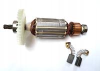 Ротор двигателя и щетки – настольная пила Parkside PTKS 2000-ротор двигателя