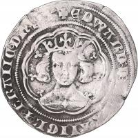 Монета, Великобритания, Эдуард III, Грос, 1327-13
