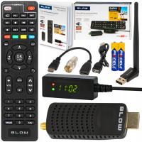 Декодер DVB - T2 HEVC ТВ наземный тюнер HD антенна WIFI пульт дистанционного управления батареи комплект