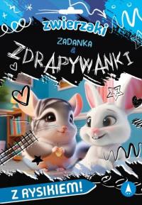 ZDRAPYWANKA WYDRAPYWANKA KOLOROWA TĘCZOWA Zwierzaki Zadanka + zdrapywanki