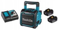 Makita Głośnik Bezprzewodowy Bluetooth AUX 18V 2x5Ah BL1850 DC18RC DMR200