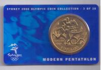 Australia - 5 Dolarów 2000 - Olimpiada Sydney - pięciobój - mennicza