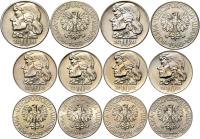 Польша PRL полный набор 6 монет 10 злотых 1959-1972 - Тадеуш Костюшко