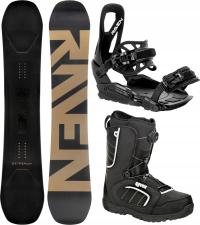 Snowboard RAVEN Extremum Carbon Gold 150cm   wiązania S230   buty Target 41