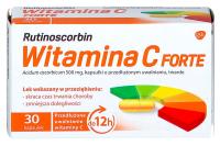 RUTINOSCORBIN Witamina C Forte odporność 30 kaps.