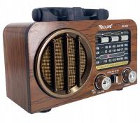 Radio sieciowo-bateryjne AM, FM, SW Golon RX-966 Brown