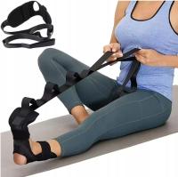 PAS TAŚMA DO ROZCIĄGANIA MIĘŚNI NÓG TRENING BALET WALKI JOGA STRETCHING