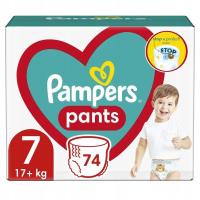 Pampers Pants 7 74 шт. 17 кг подгузники