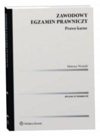 Zawodowy egzamin prawniczy Prawo karne M.Woiński