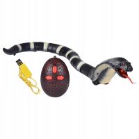 de-Rattlesnake Robotic Toy Realistic RC Snake Toy for Christmas Black