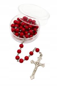 RÓŻANIEC PACHNĄCY RÓŻAMI W ETUI z Matką Boską - zapachowy w pudełku
