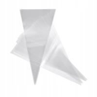 50 szt. /partia Clear Party Gift Cone Biscuit Sweet Packing Bag