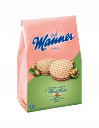 WAFLE TORCIKOWE MANNER HASELNUSS 400g