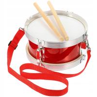 1ZEST KOLOROWY WERBEL DLA DZIECI Z DREWNIANYMI PAŁECZKAMI BĘBNIENIA