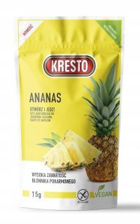 Kresto Ananas liofilizowany bezglutenowy 15 g
