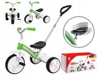 Трехколесный велосипед толкатель для детей Qplay Elite Plus зеленый