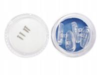 NOSKI NANOŚNIKI NA ŚRUBKI SILIKONOWE AIR-PAD 14mm - TWARDY UCHWYT 2 pary