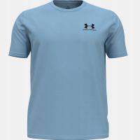 Męski t-shirt z nadrukiem Under Armour UA M Sportstyle LC SS - niebieski