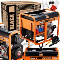 ГЕНЕРАТОР 230/400V 6.5 KW 10KM ТРЕХФАЗНЫЙ AVR DIESEL 12.5 L МЕДЬ