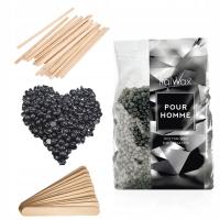 ITALWAX Męska depilacja BARBER wosk twardy szpatuł