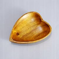 VINTAGE STARA DREWNIANA PATERKA serce