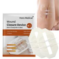 2 szt Plastry redukujące run, zamek, bez szwów, gojenie 6x7 cm