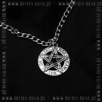 Wisior/ naszyjnik PENTAGRAM RUNICZNY