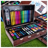 Zestaw Do Rysowania Malowania XL 130 el. Artystyczny Dla Dzieci Walizka