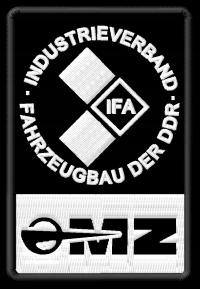 Naszywka dla fanów MZ DDR haftowana z termofolią